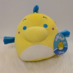Disney Squishmallows Flounder From The Little Mermaid Plush Soft Toy New!